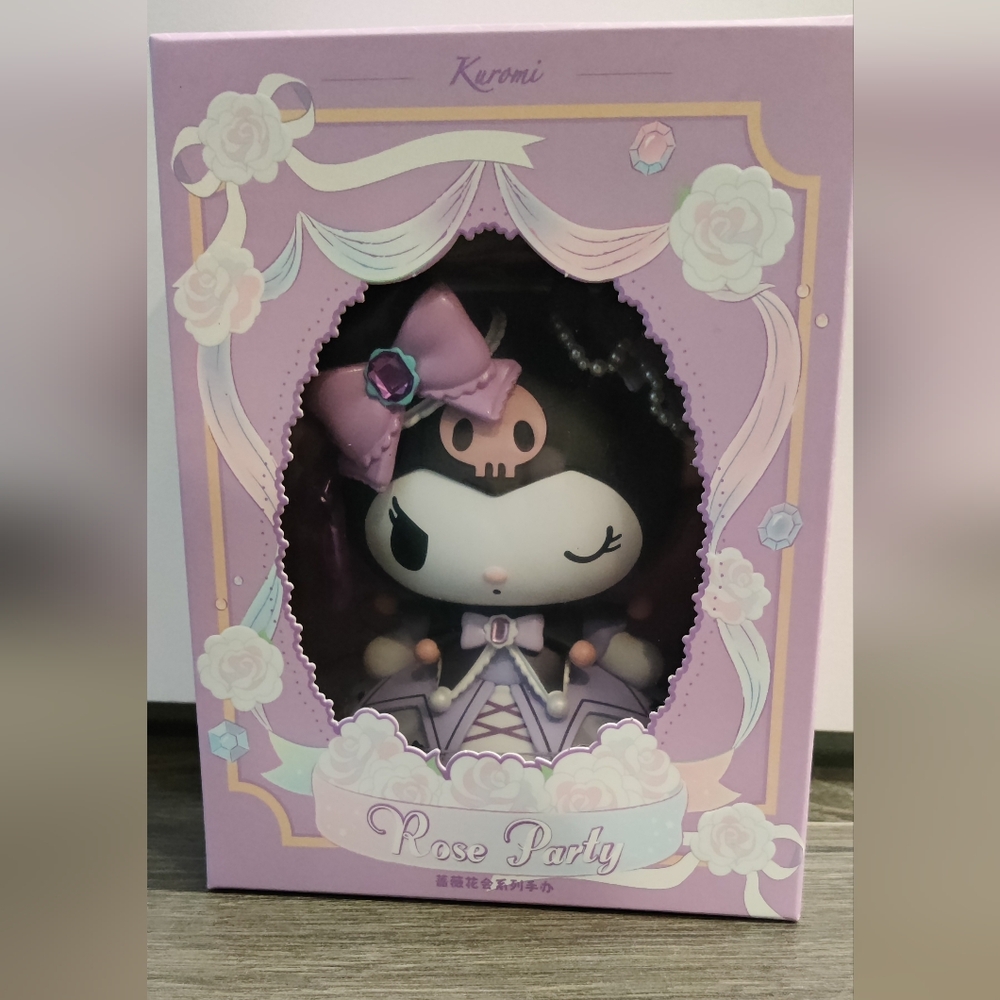 NEW! Kuromi Rose Party Series Figure Model